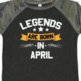 thumbnail image 4 of Inktastic Legends Are Born in April Boys or Girls Toddler T-Shirt, 4 of 5
