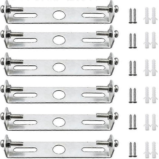 6 Pieces Ceiling Light Fixture Bracket Ceiling Light Plate Holder Ceiling Lamp Plates 95mm With Screws Ceiling Accessories Lighting