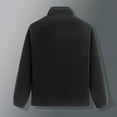 thumbnail image 4 of Leodye Veste Sans Manches en Molleton Décontractée et Tendance pour Homme à Manches Longues, Col Montant, avec Poche, Veste Décontractée Noire G(L), 4 of 4