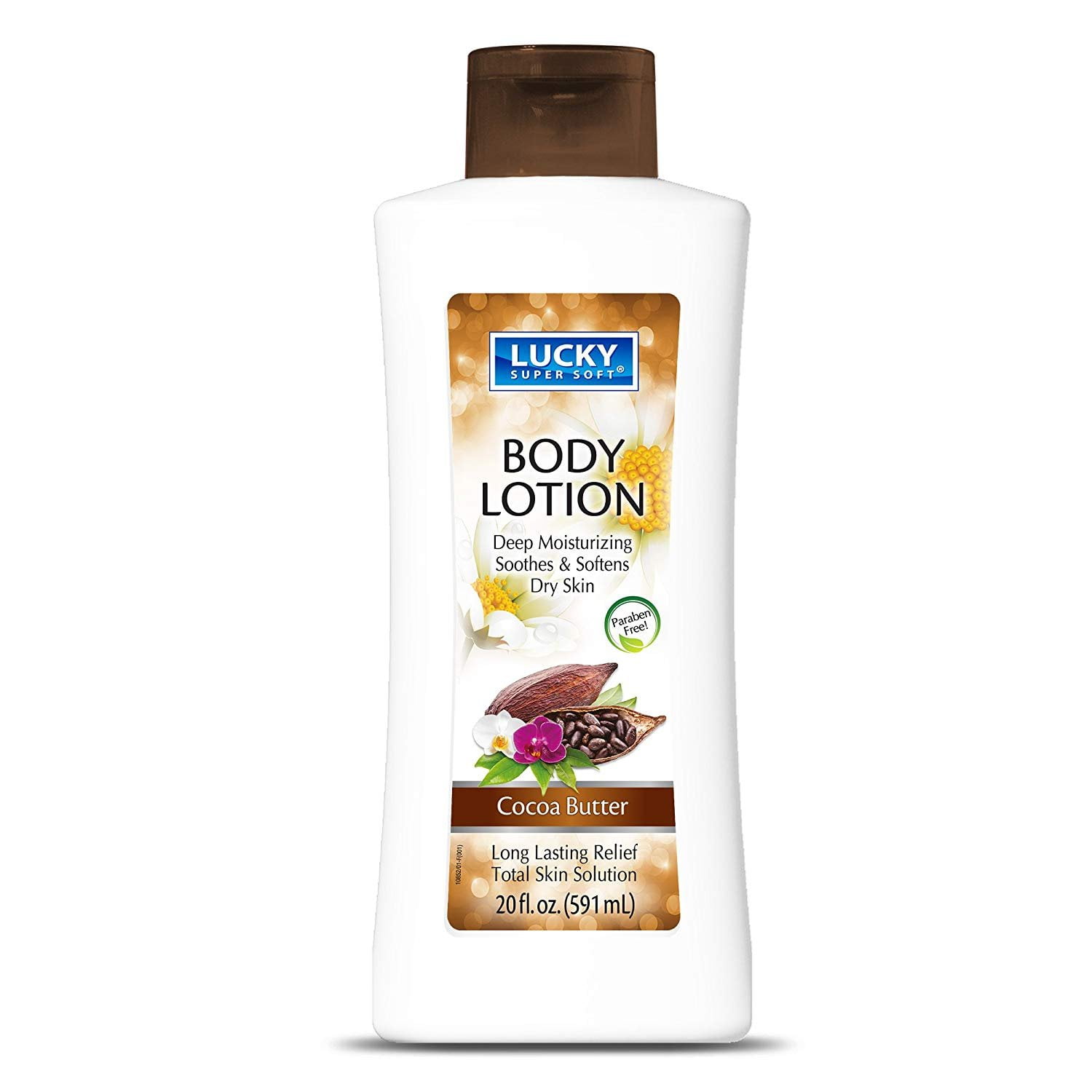 Lucky Super Soft Body Lotion, Cocoa Butter, 20 Oz