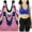 One Size Fits: 32A/B to 38B/C, variant on ToBeInStyle Womens Pack of 6 Comfortable and Supportive Racerback Sports Bras