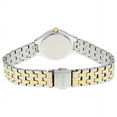 thumbnail image 3 of Seiko Women's SUP210 Core Solar Classic White Dial Two Tone Yellow Gold Steel Watch, 3 of 3