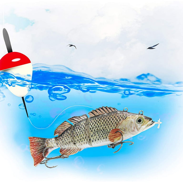 Ufish Large Robotic Fishing Lure 5.5 inch, Self Swimming Animated Fishing Lure, Size: 5.50, Blue