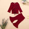 thumbnail image 3 of Ketyyh-chn99 Girl Set Clothes Baby Girl Winter Clothes Outfits 2pcs Baby Girls Fall Winter Clothes Hoodie Sweatshirt Tops Pants Outfits Clothing Sets ,6-12 Months, 3 of 4