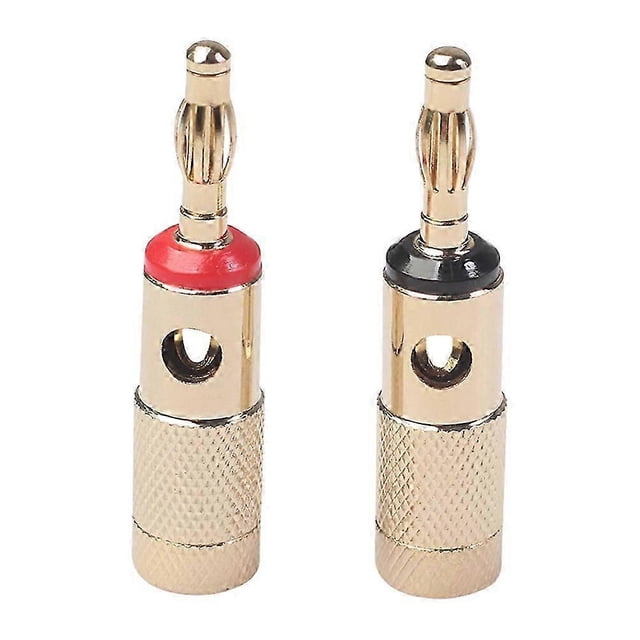 Cable Connectors Audio Banana Plugs Plating Banana Plug Speaker Cable Banana Plugs Banana Connector Banana Jack Connector