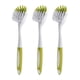 thumbnail image 1 of Cepillos para platos NQ fregadero de cocina cerdas duraderas Chartreuse paquete de 3, 1 of 3