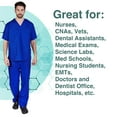 thumbnail image 2 of M&M SCRUBS Men Scrub Set, Men Medical Uniforms 102 (Royal Blue, XX-Large), 2 of 7