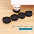 thumbnail image 2 of 4 Pcs Coussinets Anti-Vibration pour Laveuse Tapis Anti-Marche pour Laveuse et Sécheuse Tapis Stabilisateur en Caoutchouc Convient à la Laveuse, 2 of 11