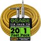 thumbnail image 1 of Cable para Instrumento GEARit 6.35 mm TS 6 m Marrón y Amarillo, 1 of 7