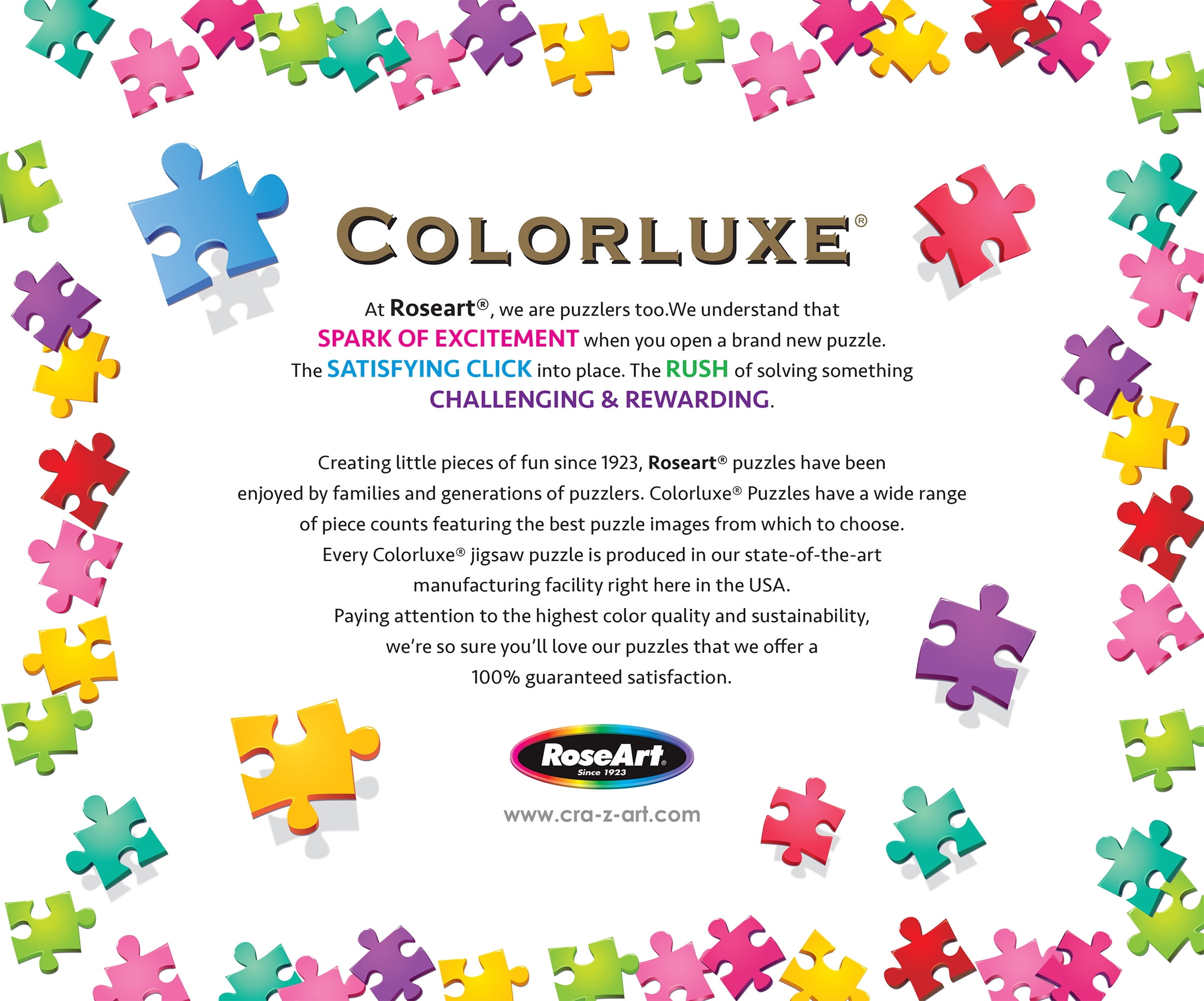 RoseArt Colorluxe 2000-Piece Colorful Balloons in The Sky Adult Interlocking Jigsaw Puzzle