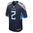 thumbnail image 2 of Men's Nike Tyjae Spears  Navy Tennessee Titans  Game Jersey, 2 of 6