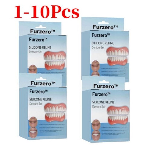Kit de rebase de silicona para dentaduras postizas (1-10 piezas) NUEVO Mejor