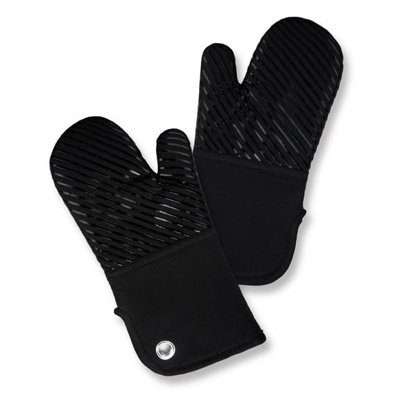 Fabstyles Lot de 2 gants de cuisine en silicone imprimé