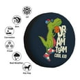 thumbnail image 4 of Kdxio Spare Tire Cover for RV Trailer, Waterproof Wheel Cover,Camper Spare Tire Cover Fit for Rv SUV Truck Travel Trailer 14 inch-Dinosaur Basketball Player, 4 of 8