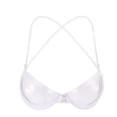 thumbnail image 2 of Tejiojio Clear Transparent Underwire Bra, Detachable Invisible Straps Backless TPU Bra for Sheer Dress Cosplay Party, A/B/C Cup, 2 of 9