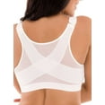 thumbnail image 3 of Women's Full Figure No Bounce Plus Size Camisole Wirefree Back Close Sports Bra, 3 of 4
