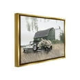 thumbnail image 4 of Stupell Industries Barn & Truck with Florals Landscape Photography Gold Floater Framed Canvas Art Print Wall Art, 21 x 17, 4 of 10