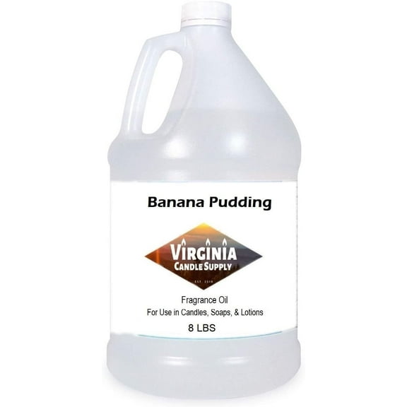 Banana Pudding 8lb Bottle for Candle Making, Soap Making, Tart Making, Room Sprays, Lotions, Car Fresheners, Slime, Bath Bombs, Warmers
