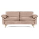 thumbnail image 2 of Sofá Cama Makora Milo Rosa Velvet con Memory Foam y Respaldo Reclinable, 2 of 8