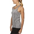 thumbnail image 2 of Camiseta sin Mangas Reebok Racerback Negro Extragrande, 2 of 5