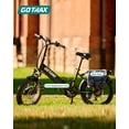 thumbnail image 4 of GOTRAX R2 Folding Adult Electric Bike, 500W 20mph, 20" x 3" Fat Tire, LCD Display,White New, 4 of 8