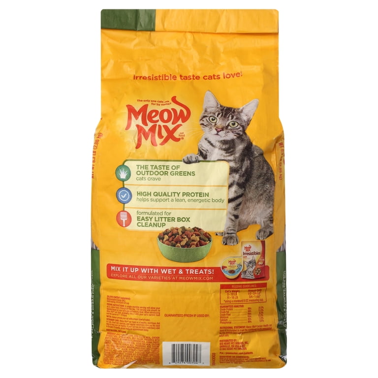 Meow Mix Indoor Health Dry Cat Food, 6.3-Pound for Kittens and