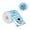 Blue, variant on 140Pcs Sparkling Round Thermal Paper Labels Waterproof Thermal Sticker For Document Organization and Barcode Shipping