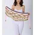 thumbnail image 3 of Hip Scarf Sash Belt with Beads & Coins for Stage Parties Tribal Style Cabaret, 3 of 4
