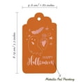 thumbnail image 5 of Inkdotpot Real Rose Gold Foil Happy Halloween Halloween Tags Favor Hang Paper Tags 50 Pieces, 5 of 6