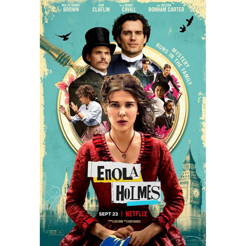 Enola Holmes Movie POSTER 11" x 17" Style A - Walmart.com - Walmart.com