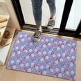 thumbnail image 2 of Blue Butterfly Flower Pattern Door Rugs,Washable Non Slip Door Mats Indoor,Decorative Door Mats,Entry Mat Indoor for Entrance,Bedroom,Kitchen,Bathroom,20"x32", 2 of 6