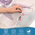 thumbnail image 5 of Yayeee Kitchen Curtains Tier Set of 2 Light Filtering 57"x24" Over Sink Window Panels, Purple Jam Jars, 5 of 7