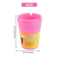 thumbnail image 6 of Portable Mini Ashtray  Cup Car Butt Bucket Smoke Ash Holder Candy Color, 6 of 8