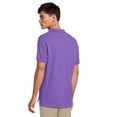 thumbnail image 3 of Camisa Polo de Piqué de Algodón Sólido para Hombre U.S. Polo Assn. Ultra Púrpura, 3 of 4