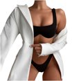 thumbnail image 2 of HaoXianJian 2 Piece Women's Swimsuits Bikinis Bathing Suit Thong Low Waisted V Neck Swimwear 2025 Swim Suit, 2 of 7