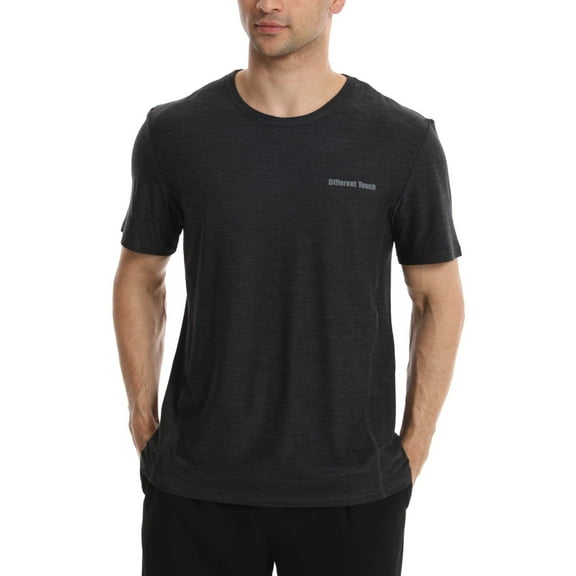 Men’s Active Workout Quick Dry Crew Neck Short Sleeve T-Shirts