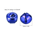 thumbnail image 2 of 10mm Jingle Bells Craft Bells Carbon Steel Electroplating Dark Blue 48 Pack, 2 of 5