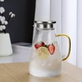 thumbnail image 1 of Large Glass Teapot Blooming Loose Tea Pot Wide Handle 2.2L for All Stovetop Only Only Teapot, 1 of 7