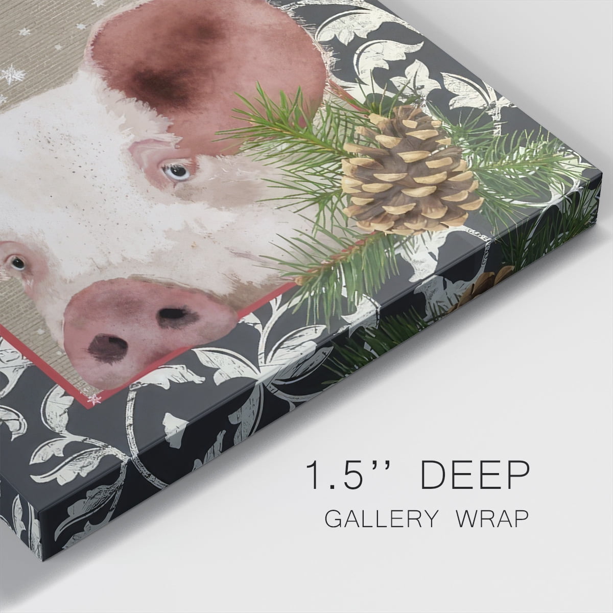 County Christmas Farm II- Gallery Wrapped Canvas