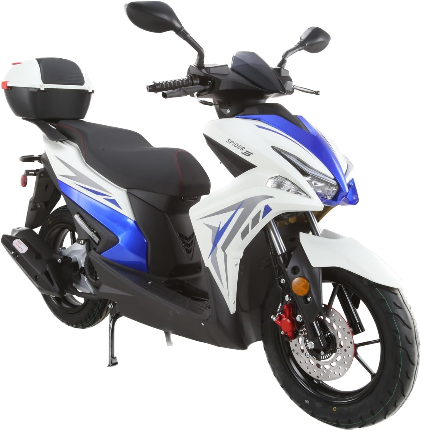 Vitacci New Spider 200 EFI Gas 200 cc Moped/Scooter for Adults - Black