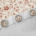 thumbnail image 4 of Homewish Floral Safari Deer Rabbit Blackout Curtains Set of 2 (52x84 Each) for Female Men,Jungle Animal Window Curtains,Exotic Style Curtains and Drapes,Super Cozy Room Decor, 4 of 6