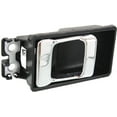 thumbnail image 3 of Interior Door Handle Compatible with 1986-1992 Nissan D21 Front, Left Driver or Right Passenger Black bezel with chrome lever, 3 of 3