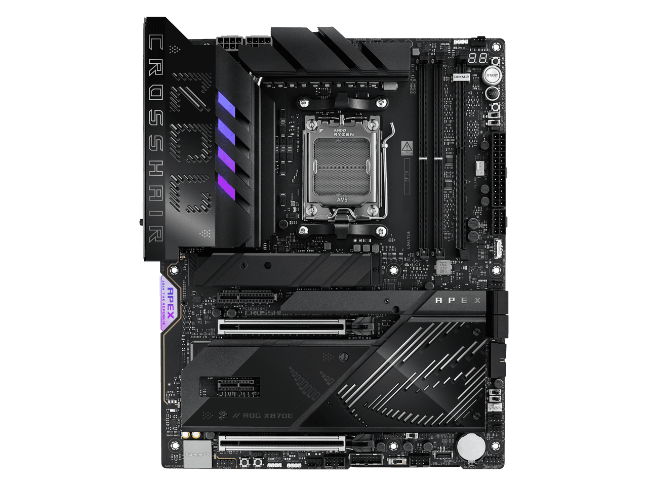 ASUS ROG Crosshair X870E AMD AM5 ATX Motherboard - ROGCROSSHAIRX870EAPE