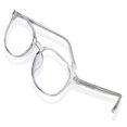 thumbnail image 1 of Gafas Redondas Cristal Azul Bloqueadoras de Luz Azul Brookstone, 1 of 5