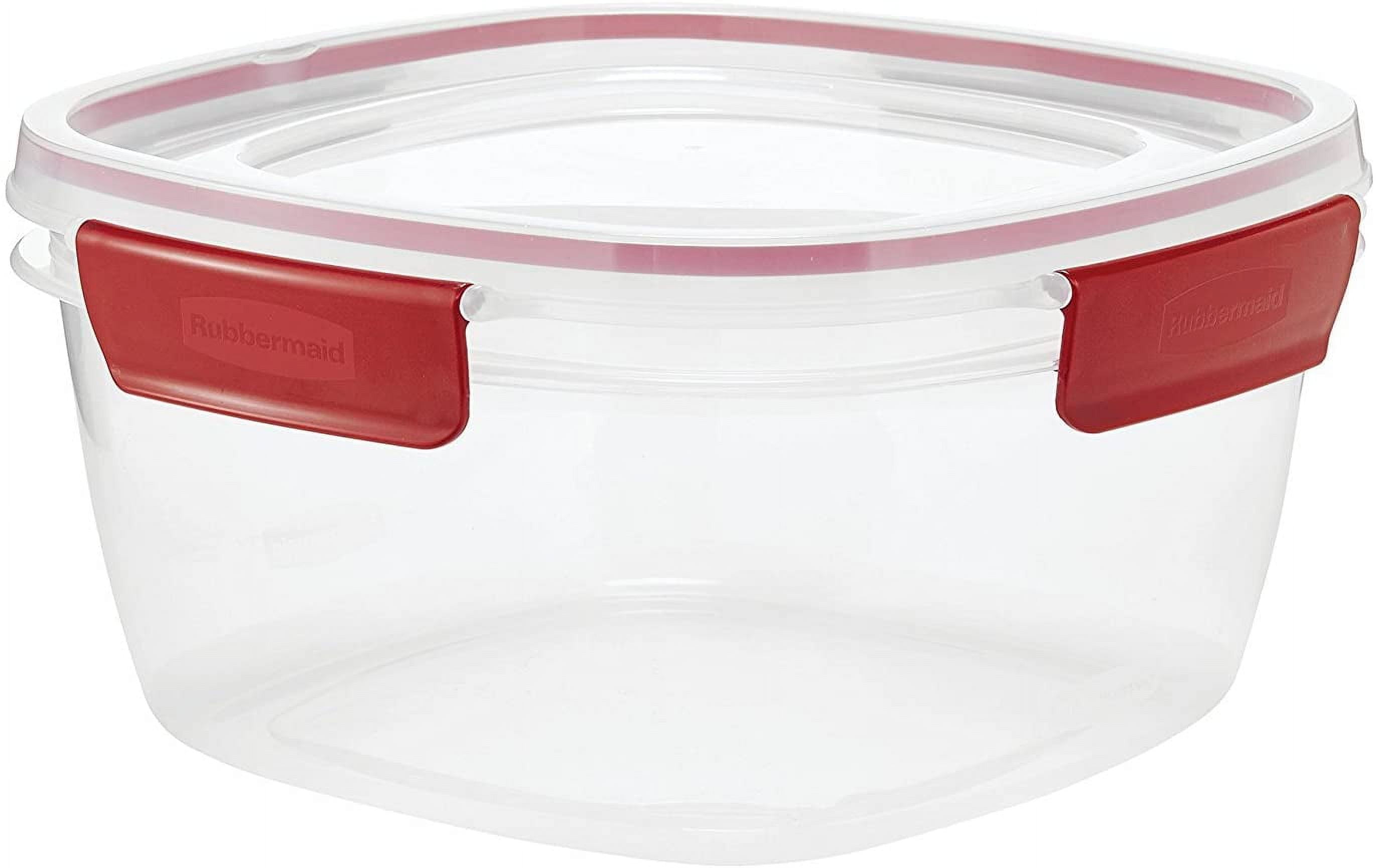 4 Rubbermaid 4” square red EASY FIND replacement lids only 7J58