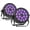 2 Pack, variant on 180 W Stage Par Lights, RGBW 4-in-1 LED Par Can Light with DMX512 Sound Activated Controlled Uplights, Stage Lights for Parties Wedding Festival Events Church