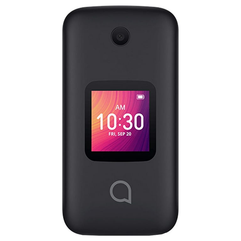 Pre-Owned Alcatel GO Flip 3 4052W 4G LTE Flip Phone (T-Mobile Only) Easy  Senior Use, Black (Good) 