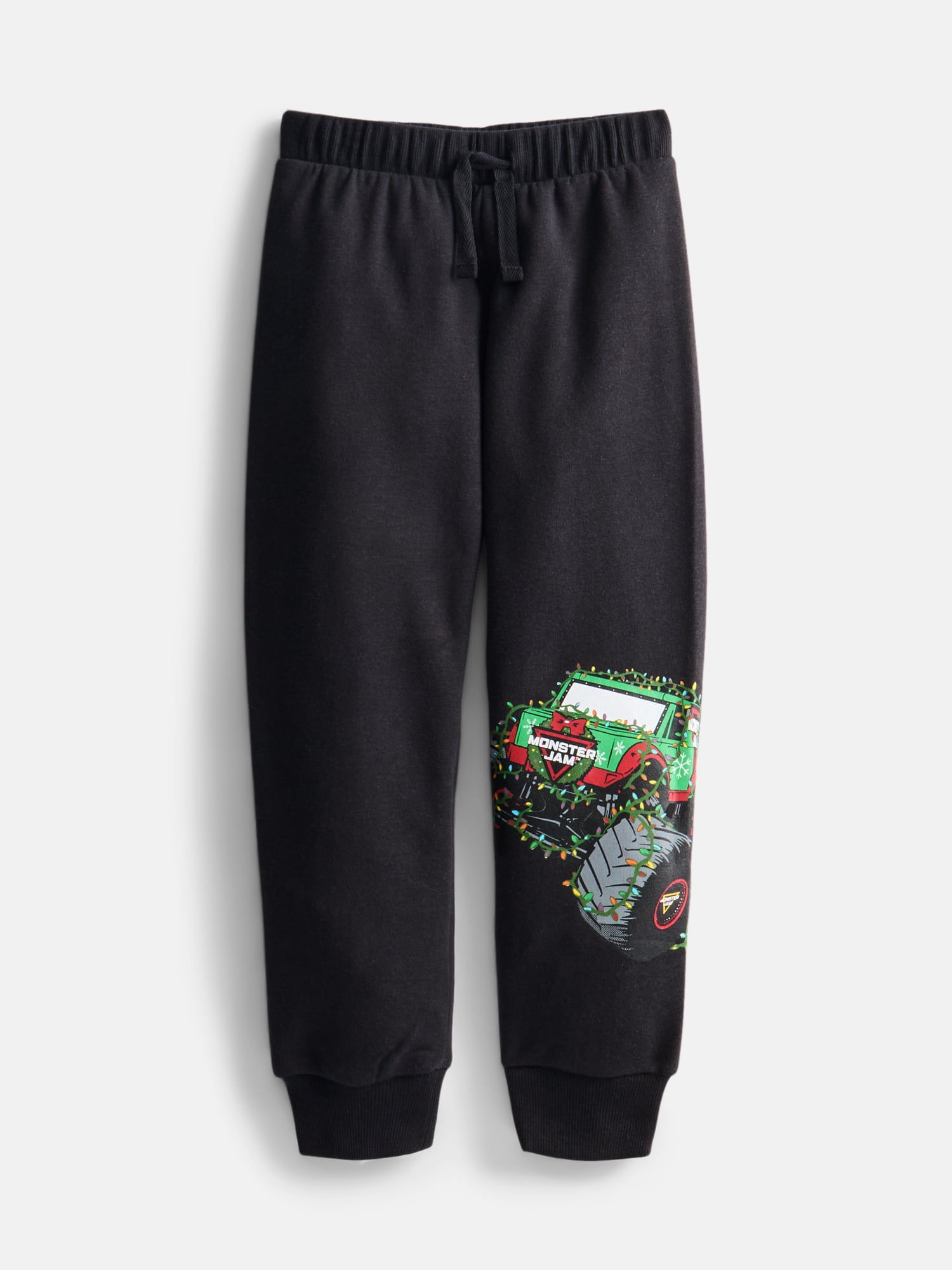 Monster Jam Boys Christmas Hoodie and Joggers Set, 2 Piece, Sizes 4-16