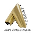 thumbnail image 2 of Jiibva Glitter PU Leather Gauntlet Arm Bracers Lace Up Metallic Gold 25cm, 2 of 7