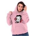 thumbnail image 3 of Betty Boop Sassy Flirty Cartoon Hoodie Sweatshirt Women Brisco Brands L, 3 of 6